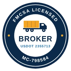 FMCSA-licensed property broker logo